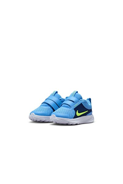 Nike Star Runner 5 Td Baby Blue Velcro Sneakers- |   Hf7006-400