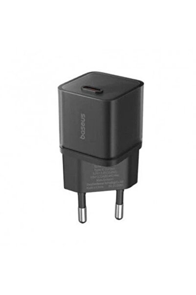 Baseus Incarcator retea P10162503113-00, 1x USB-C, Quick Charge 20 W, GaN, Black
