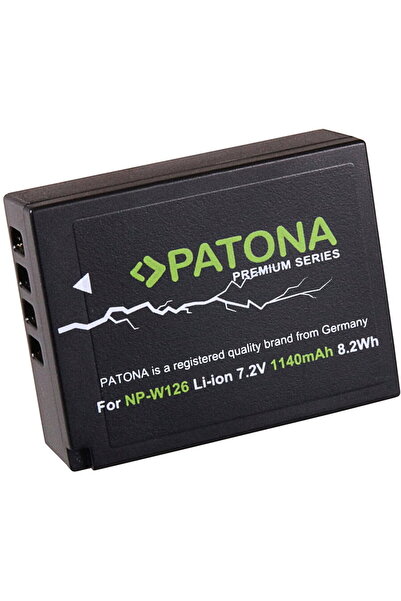 Patona Acumulator Premium NP-W126 1140mAh înlocuiește FujiFilm Finepix-1252