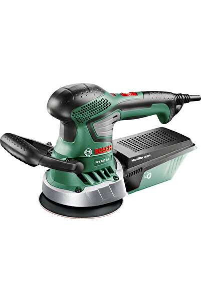Bosch Random Orbit Sander PEX 400 AE, 350 W, 21200 RPM, 125 mm, Green