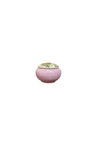 VERA SANAT Tiryakiart Desenli Seramik Hokka 15 cc - Pembe