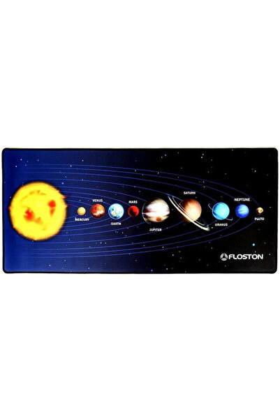 Floston Mouse Pad SOLAR SYSTEM, 90 x 40 cm, rubberized base, textile surface,...