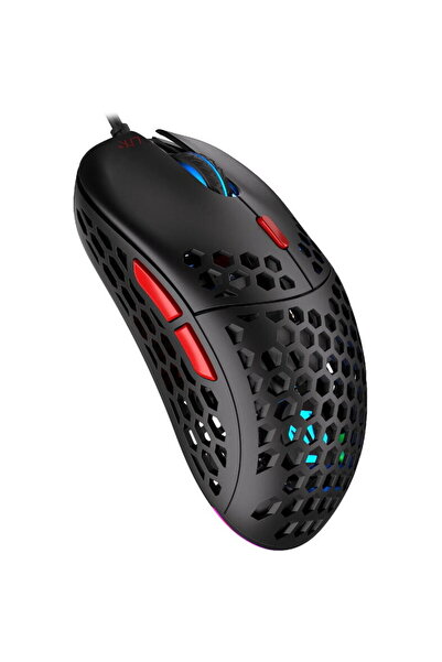 Endorfy Mouse Gaming LIX Plus, USB-A, 19000 DPI, ARGB, Negru