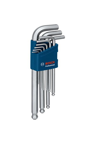 Bosch Set 9 chei hexagonale 1600A01TH5, dimensiuni intre 1.5 - 10 mm, Design ...