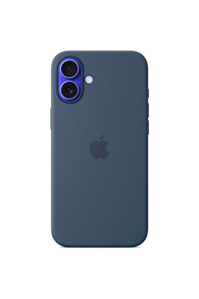 Apple iPhone 16 Plus Silicone Case with MagSafe - Denim