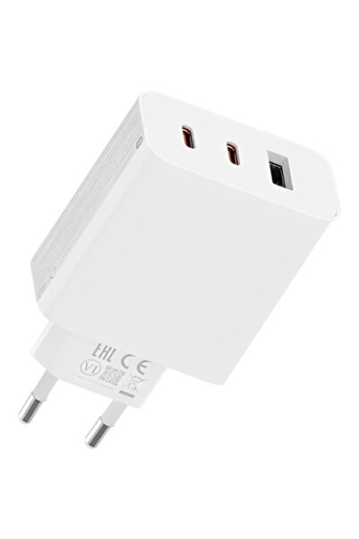 Xiaomi Incarcator Retea 2C1A, 67W, 3A, 1 x USB-A - 2 x USB-C, Alb