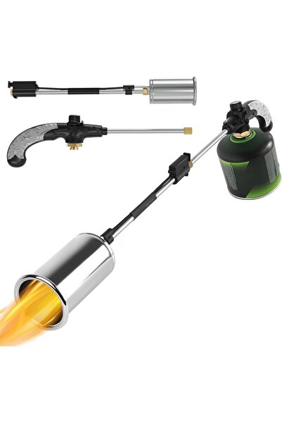 SONDİCO Detachable propane gas burner for garden, driveway, weeds, ice