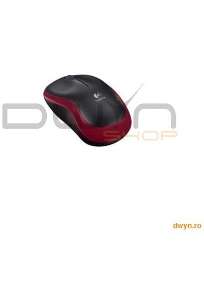 logitech MOUSE 'M185' Wireless Mouse, Red '910-002240'
