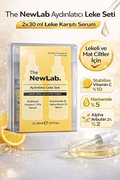 The NewLab Yoğun Aydınlatıcı Leke Bakım Seti