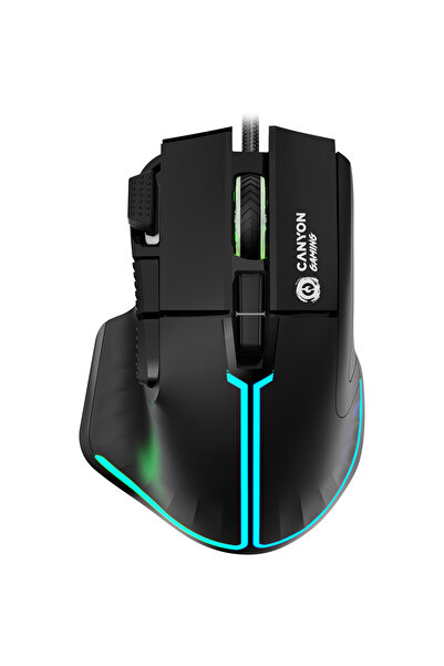 CANYON Mouse CanyonFortnax GM-636, 20000dpi, cu fir, RGB, cablu impletit 1,65...
