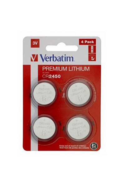 Verbatim Baterii Verbatim, Lithium, CR2450, 3V, 4buc, 49535
