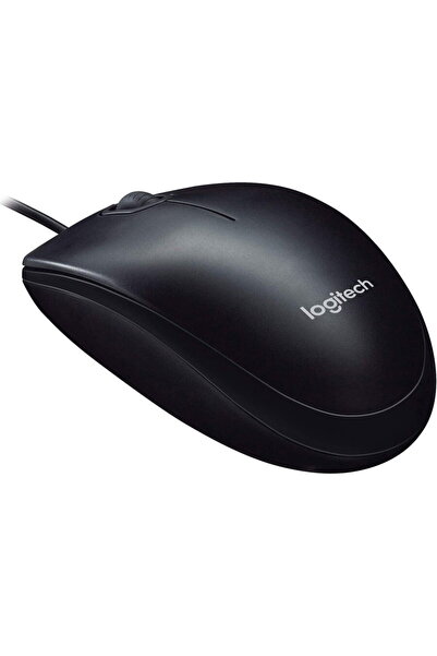 logitech Mouse Logitech, USB, M90 cu fir, negru