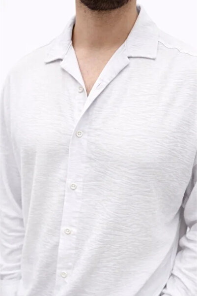 JANES Men's Aerobin Fabric Oversize 4 Season Long Sleeve Comfortable Fit Shir...