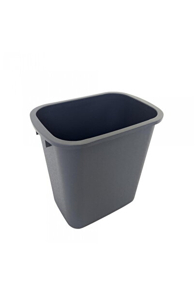 LİMPİO Waste bin B-035BG, 8 liters, rectangle, plastic, gray