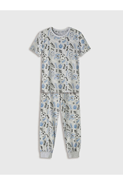 LC Waikiki Esvab • Modern & Distinctive Embroidered Boys' Pajama Set