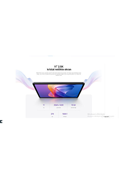 Xiaomi Redmi Pad 2 8GB/256GB 11" 2.5K KRİSTAL EKRAN 90HZ ADAPTİVE HZ TABLET+ORJ KILIF+KALEM+PEMBE KLAVYE