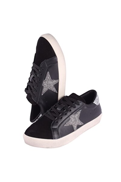 luuq shoes Starr Genuine Leather Star Embroidered Women's Sneakers