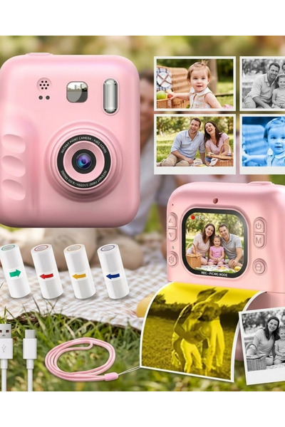 Epilons كاميرا رقمية للأطفال مع ميزة الطباعة الفورية وتسجيل الفيديو عالي الدق...
