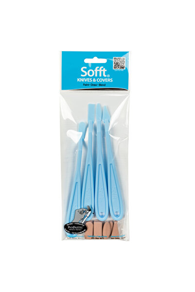 Panpastel Knives & Covers (Mix 4/8) Set