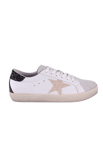 luuq shoes Starr Genuine Leather Star Embroidered Women's Sneakers