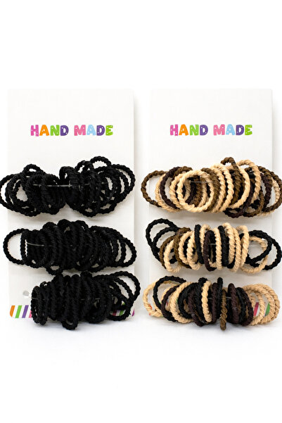 MakeWell Girls' Mini Hair Elastic Set Colorful Soft Rubber Hair Tie Non-Break...