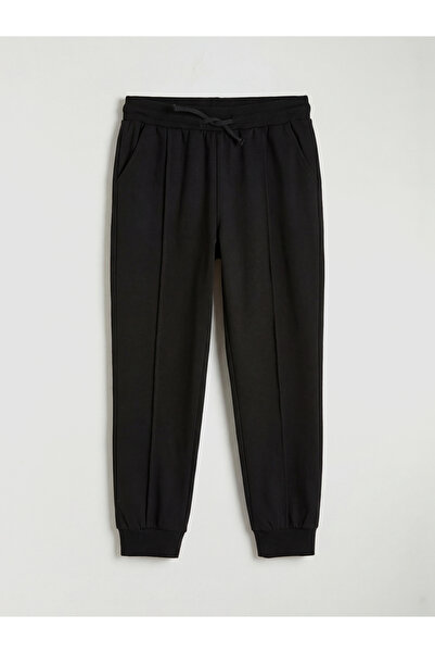 LC Waikiki Μαύρο αγορίστικο παντελόνι φόρμας jogger με ελαστική μέση από την ...