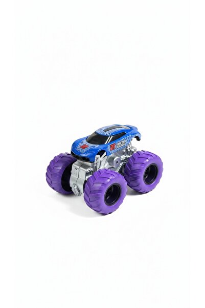 TOY LAND سيارة لعبة صغيرة للأطفال بمقياس 1:64 - مركبة بعجلات كبيرة تعمل بالسح...