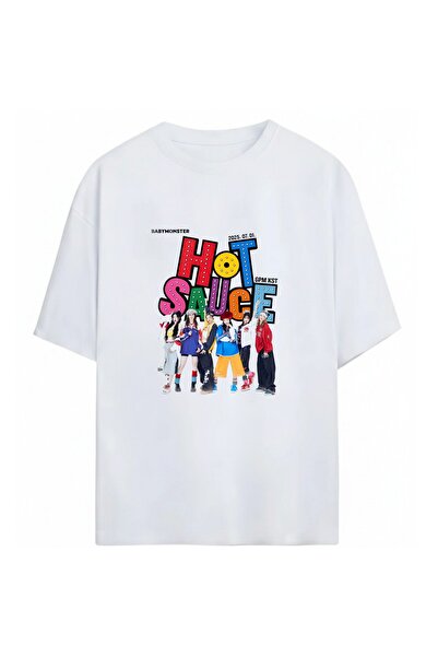 SVART WEAR BabyMonster K-Pop Unisex Oversize %100 Pamuklu T-Shirt