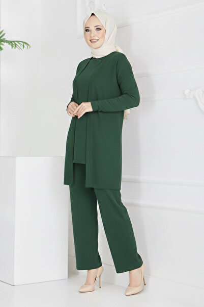 TOFİSA Bürümcük Triple Set Emerald - 2070-Zumrut