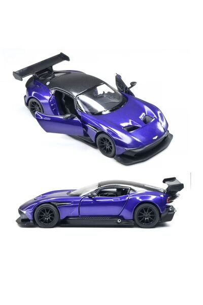 Kinsmart نموذج سيارة أستون مارتن فولكان 2016 بمقياس 1:38 مع ملصقات، سيارة لعب...