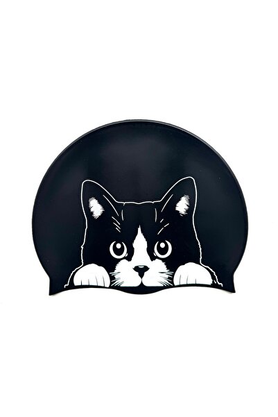 KEDİ BASKILI YÜZÜCÜ BONESİ