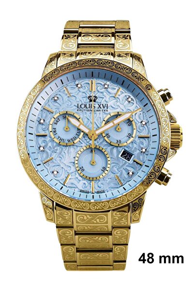 Louis XVI Mens Watch LXVI4003, Quartz, 48mm, 10ATM