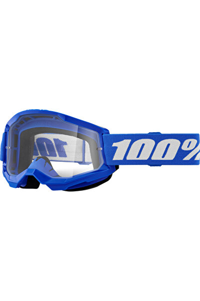 100percent Ochelari cross/atv 100% Strata 2 Blue, lentila transparenta, culoa...