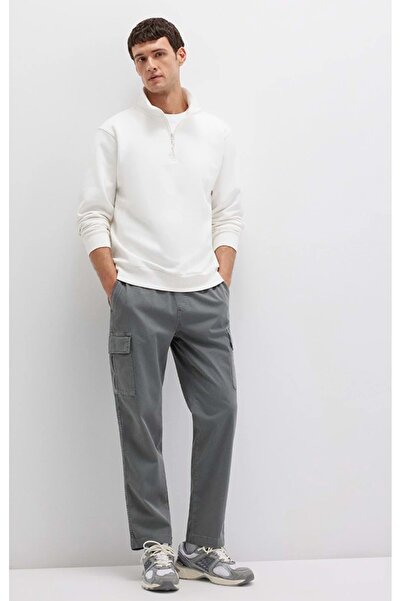 Mavi M0010552 Cargo Sweatpants Ανδρικό Παντελόνι Φόρμας ΓΚΡΙ