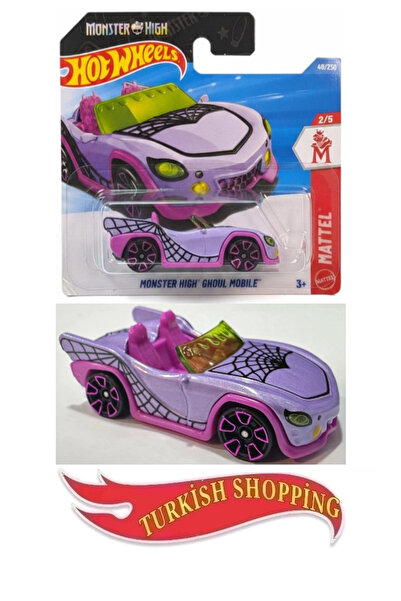 HOT WHEELS 2026 Case 1:64 Ölçek Monster High Ghoul Mobile