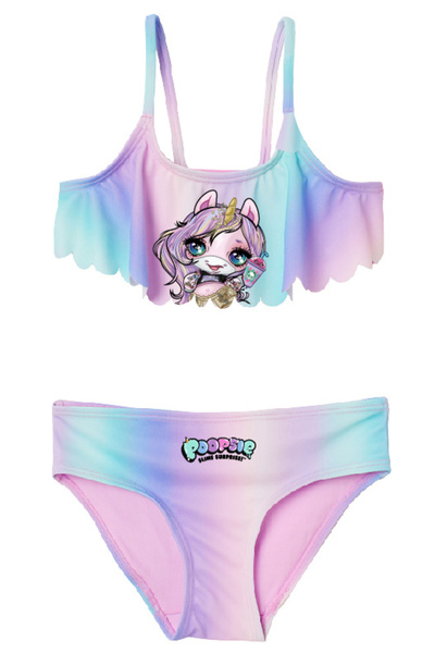 POOPSIE Girls' 2-Piece Swimsuit Pink