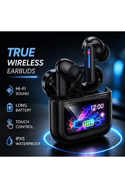 Hoco EQ14 TWS Wireless Bluetooth Headphones with Touch Screen