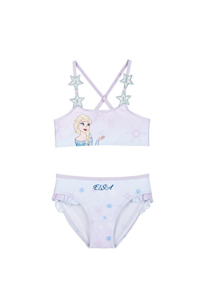 Disney Frozen Μαγιό 2 τεμαχίων Disney Frozen με αστέρια, μωβ