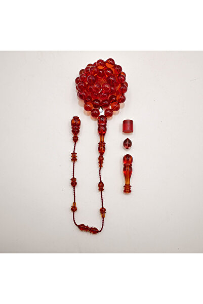 Generic Super Saffron Rosary 51 Beads 64.5g 11,5mm Prayer Beads