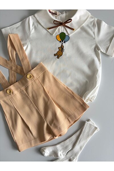 il mio bambino Winnie The Pooh Bebek Takımı | Erkek Bebek Doğum Günü Kıyafeti...