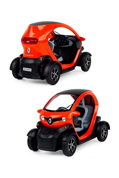 KinsFun سيارة لعبة معدنية مصبوبة بمقياس 1:18 من طراز رينو تويزي تعمل بالسحب ل...