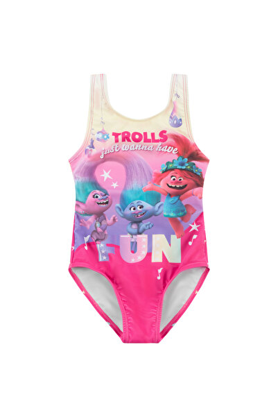 Trolls Costum de baie întreg roz