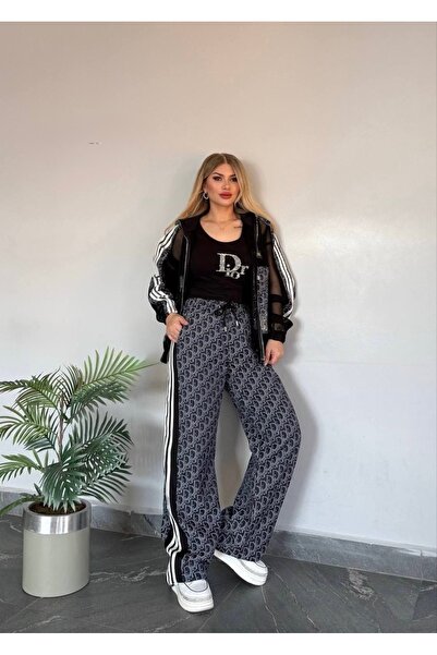 RED WOMAN FASHİON Mesh Denim Set