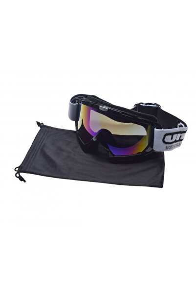 Unit Ochelari motocross/atv/enduro Unit, culoare rama negru, lentila fumurie ...