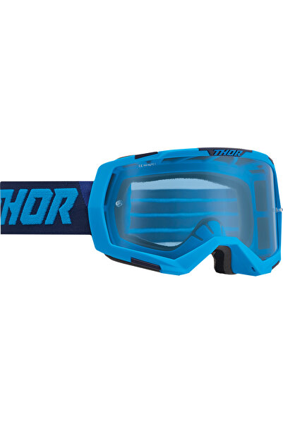 THOR Ochelari cross/atv Regiment, lentila albastra, culoare albastru/bleumarin