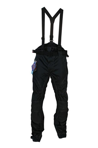 ROY Pantaloni moto textil cu bretele, 786-1220, marime 2XL, culoare negru