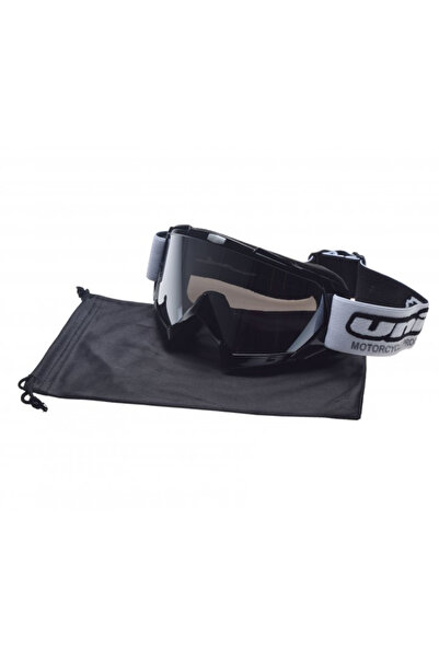 Unit Ochelari motocross/atv/enduro Unit, culoare rama negru, lentila fumurie ...