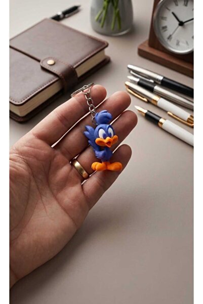 Printifya Looney Tunes Road Runner Figürlü 3D Tasarım Anahtarlık - Dayanıklı ...