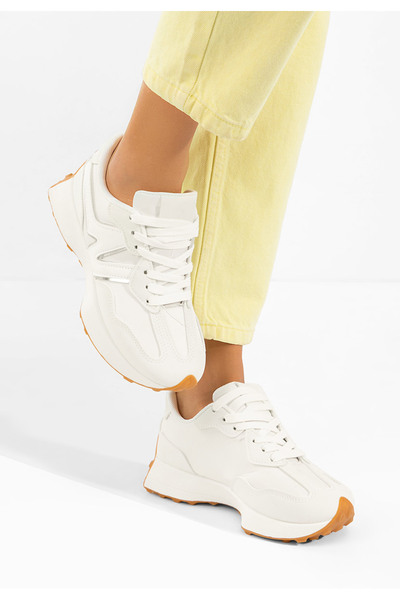 B T Shoes Γυναικεία αθλητικά παπούτσια Aminay λευκά