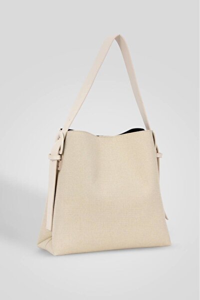 H&D COLLECTİON Brown Suede Buckle Detailed Bitter Brown Oversized Women's Sho...